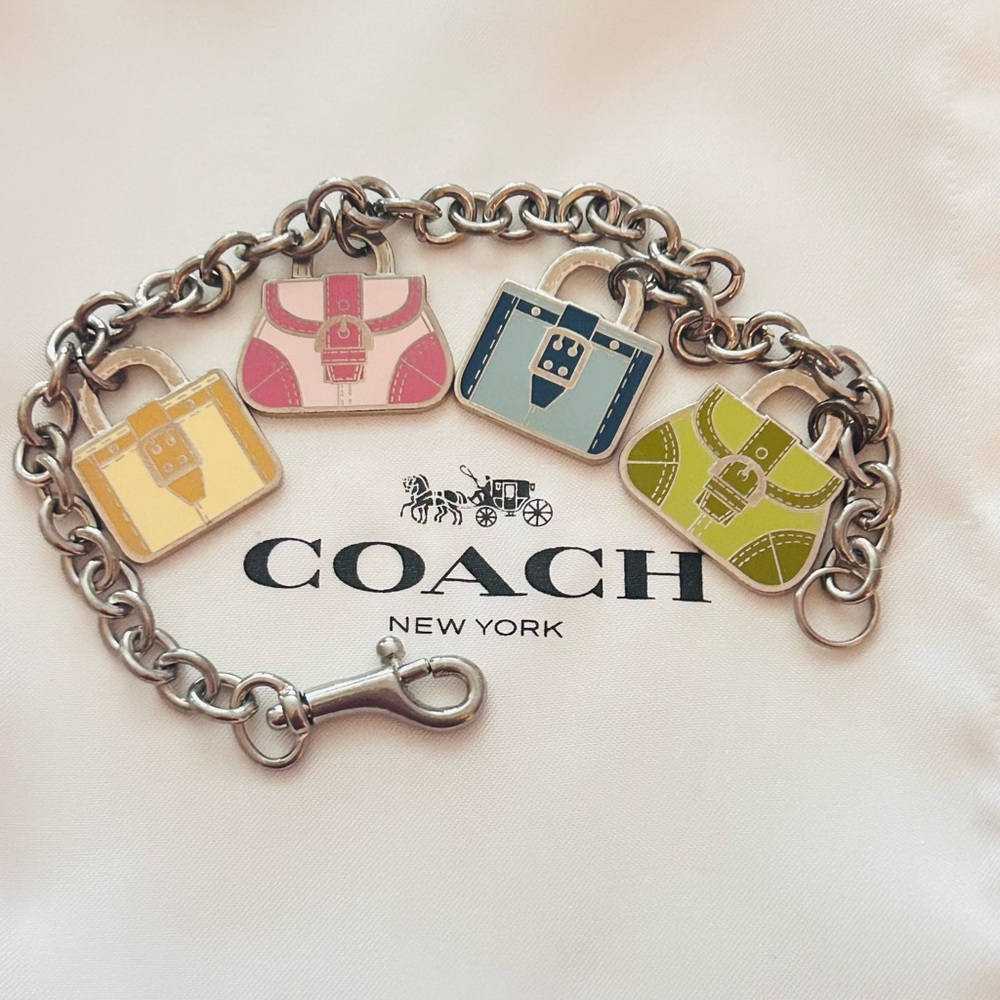 Coach Purse Charm Bracelet - Picture 9 of 9
